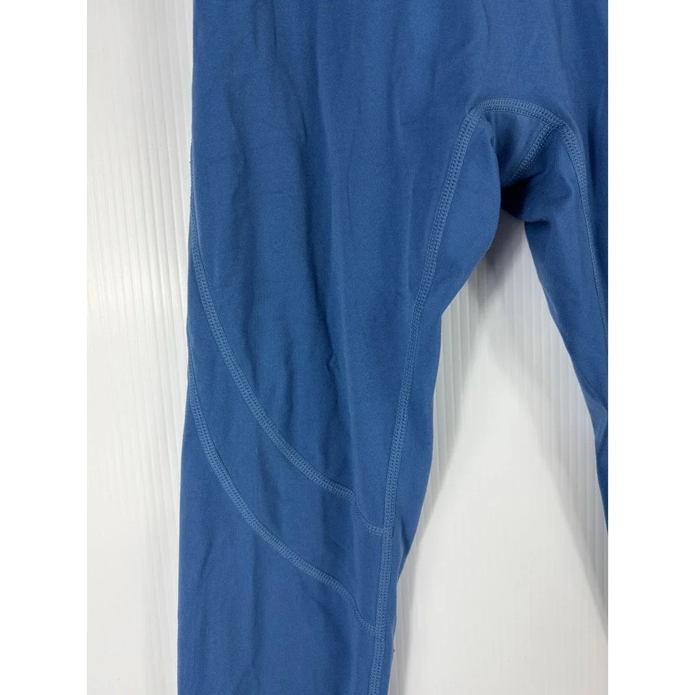 Buffbunny Leggings Small Blue High Waist Yoga Athletic Compression Athleisure